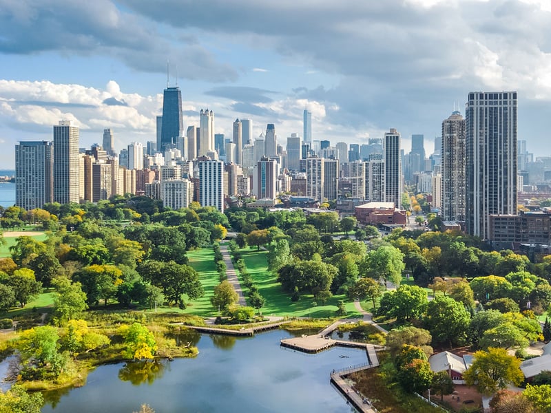 Cityscape with Clouds